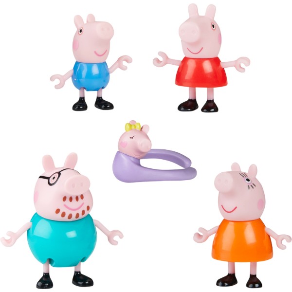 Фото - Коллекционные фигурки набор Hasbro Peppa FIGURINES – БОЛЬШАЯ СЕМЬЯ ПЕППЫ (G0506)