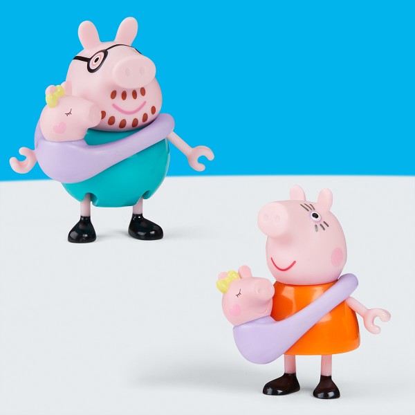 Фото - Коллекционные фигурки набор Hasbro Peppa FIGURINES – БОЛЬШАЯ СЕМЬЯ ПЕППЫ (G0506)
