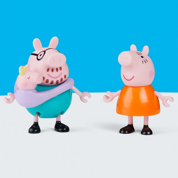 Фото - Коллекционные фигурки набор Hasbro Peppa FIGURINES – БОЛЬШАЯ СЕМЬЯ ПЕППЫ (G0506)