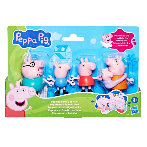 Фото - Коллекционные фигурки набор Hasbro Peppa FIGURINES – БОЛЬШАЯ СЕМЬЯ ПЕППЫ (G0506)