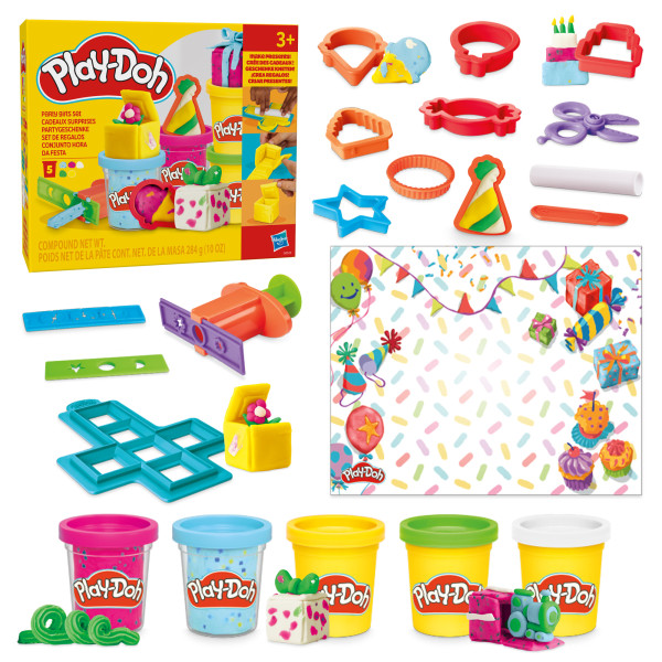 Фото - Набори для ліплення Hasbro Play Doh Набір подарунків для вечірки (G0525)