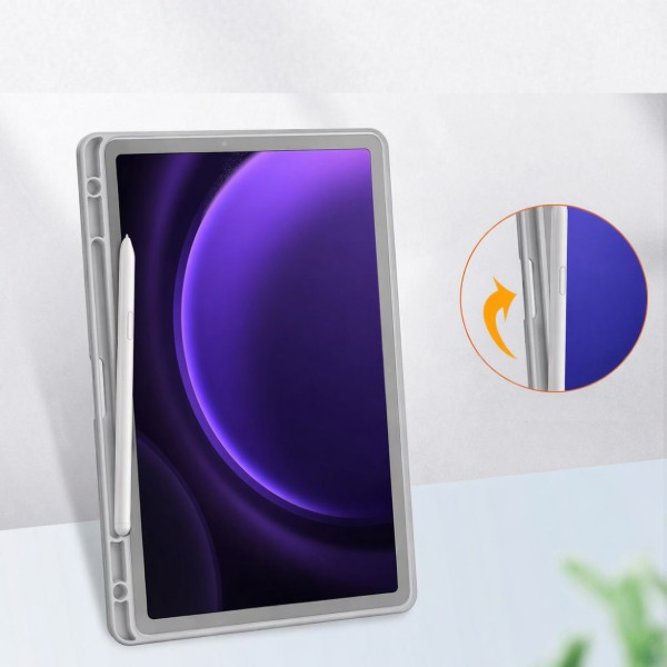 Фото - Чохол для планшета BeCover Soft Edge з кріпленням для стілусу for Samsung Galaxy Tab S10 FE (SM-X520/SM-X526) 10.9" Gray (715770)