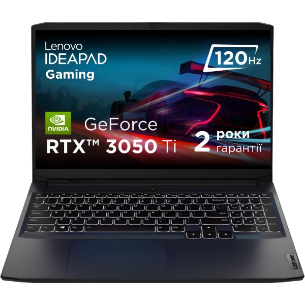 Ноутбук игровой Lenovo IdeaPad Gaming 3 15IHU6 (82K101G7RA) Shadow