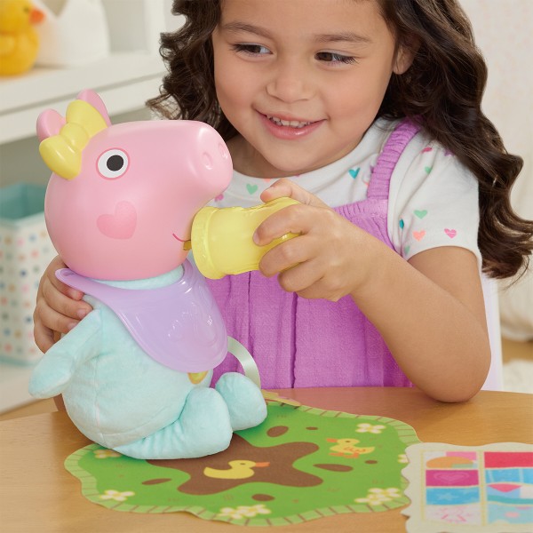 Фото - Интерактивная игрушка Peppa Pig КРОШКА ЭВИ: ХРЮШКИ-ОБНИМАШКИ (G1637)