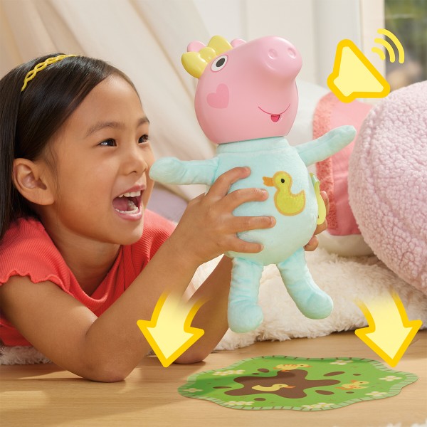 Фото - Интерактивная игрушка Peppa Pig КРОШКА ЭВИ: ХРЮШКИ-ОБНИМАШКИ (G1637)