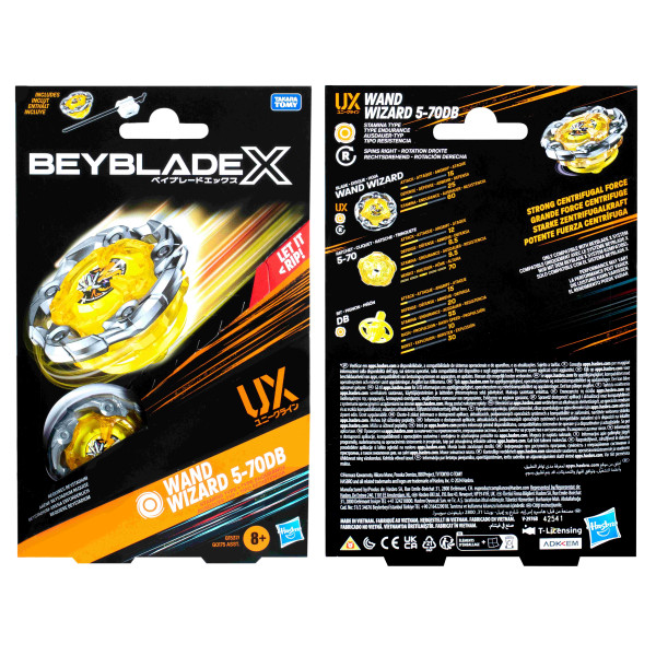 Фото - Дзига Hasbro ELMHURST з пусковим пристроєм серії "Beyblade X" (G0175_G1537)