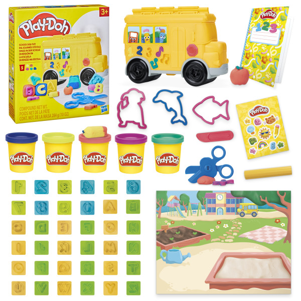 Фото - Набори для ліплення Hasbro Play Doh Веселий шкільний день (G1641)