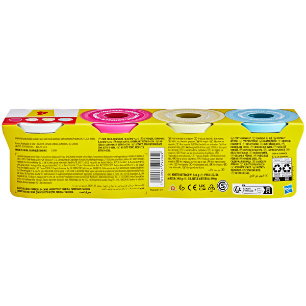 Фото - Расходники Hasbro Play-Doh 4 баночки (G1727_G1736)