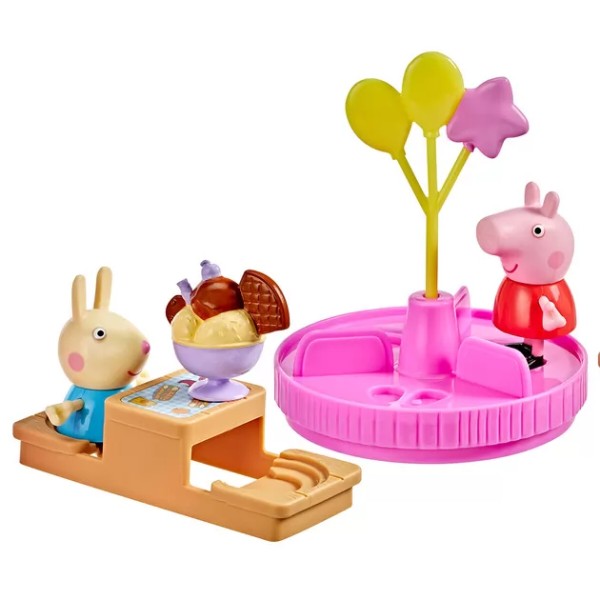 Фото - Набор игровых фигурок Peppa Pig FIGURINES серии Моменты с Пеппой – КАРУСЕЛЬ И ЛАКОМСТВА (G1873)