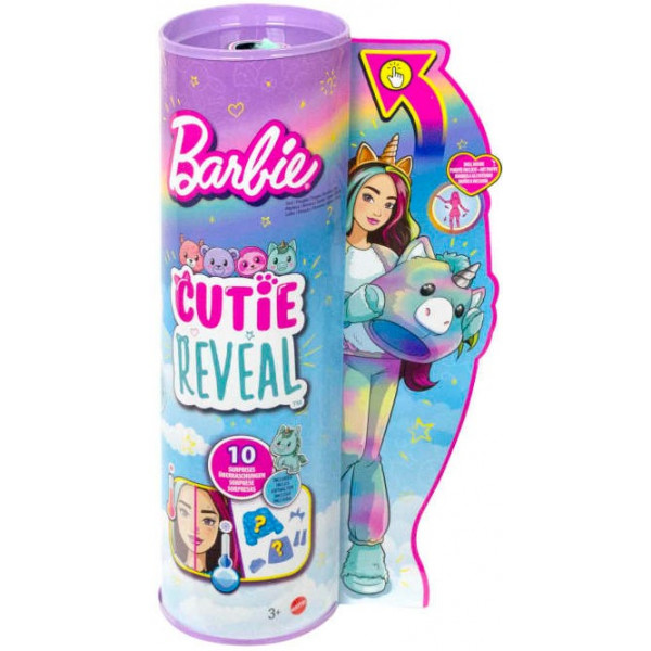 Фото - Лялька Barbie "Cutie Reveal" — чарівний єдиноріг (HJL58)