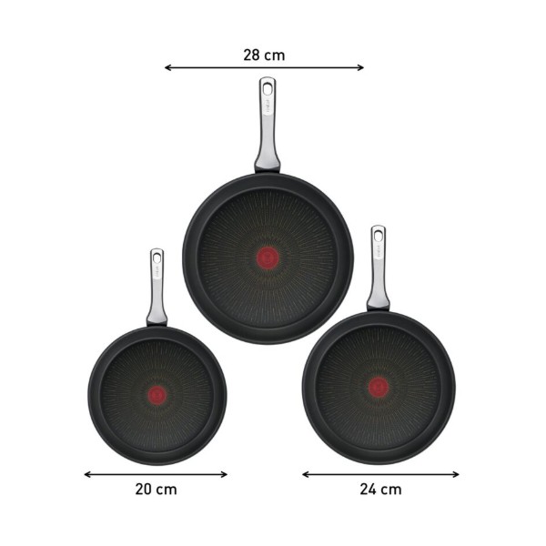 Фото - Набор сковород Tefal G2599102 UNLIMITED ON 20/24/28