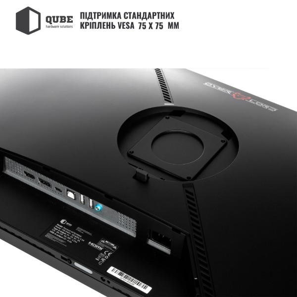 Фото - Уцінка - Монітор ігровий QUBE Overlord (G27Q180HC)