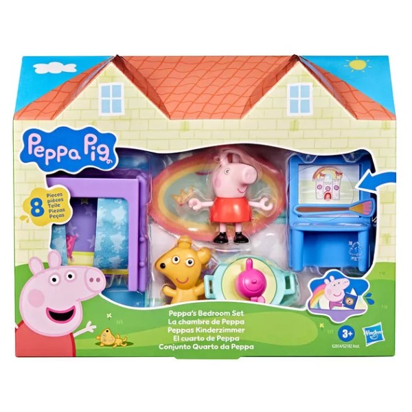 Фото - Набор игровых фигурок Peppa Pig FIGURINES серии Комнаты – КОМНАТА ПЕППЫ (G2834)