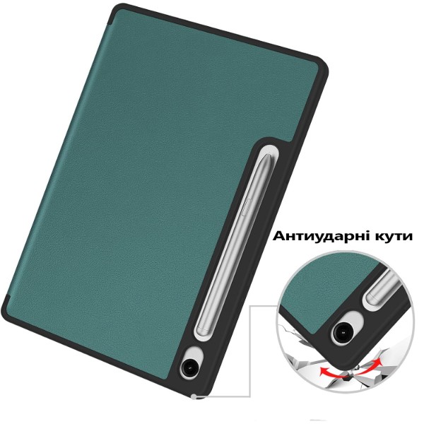 Фото - Чехол для планшета BeCover Flexible TPU Mate for Samsung Galaxy Tab S10 Lite SM-X400/406 10.9" Dark Green (713827)