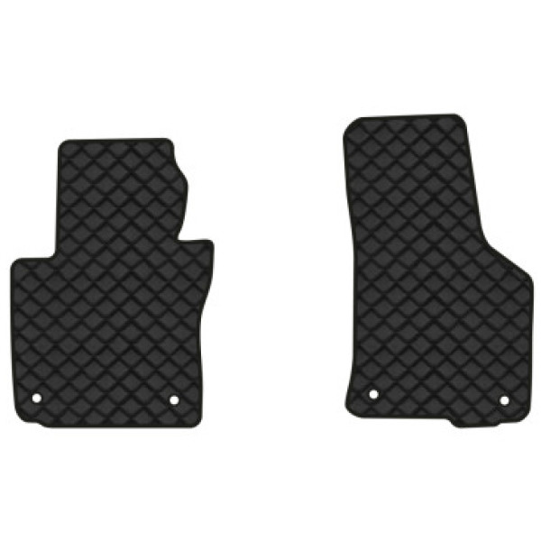 Фото - Килимки з екошкіри в салон авто передні EVAtech для Octavia A5 (AT, 8 clips) Skoda 2004-2013 2 покоління Liftback EU (SK12152AG2AV4BBB)