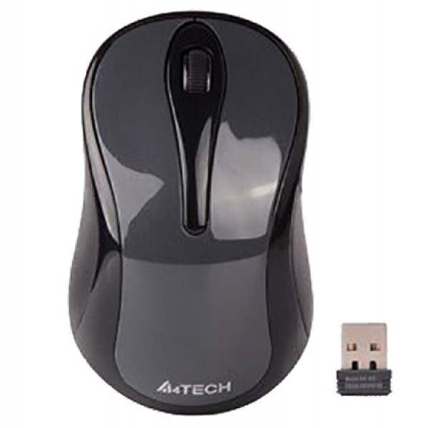 Фото - Миша бездротова A4tech G3-280NS (Glossy Grey)