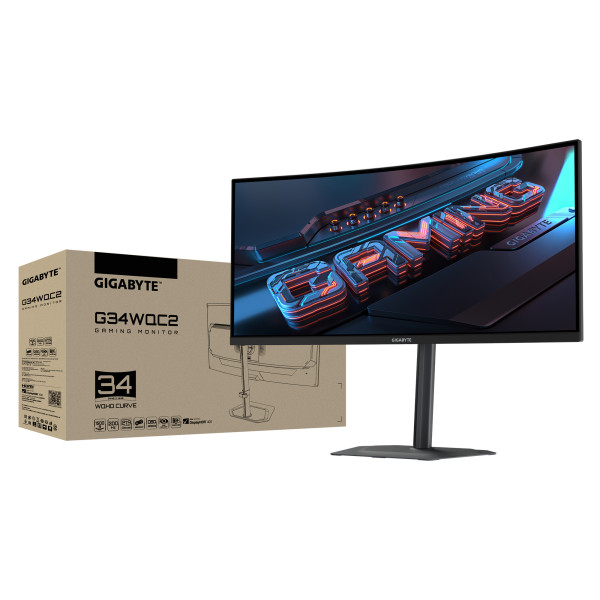 Фото - Монітор ігровий Gigabyte G34WQC2 Gaming Monitor