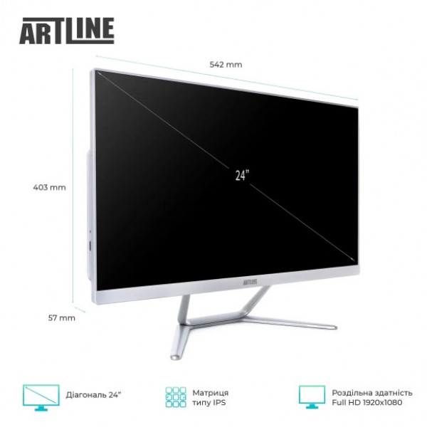 Фото - Компьютер-моноблок Artline Home G43 Windows 11 Pro (G43v36Winw)