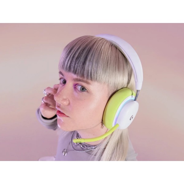 Фото - Гарнитура беспроводная игровая Logitech G735 Wireless Gaming Headset OFF WHITE (981-001083)