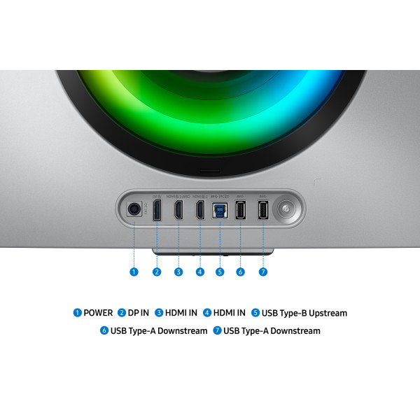 Фото - Монітор ігровий Samsung Odyssey OLED G8 SMART (LS34DG852SIXUA/ZXUA)