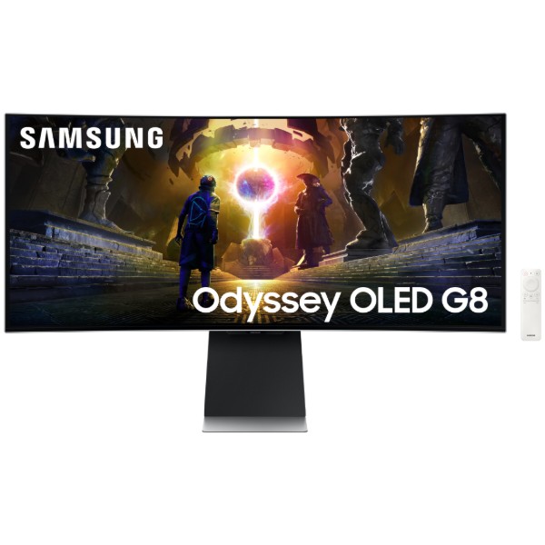 Фото - Монітор ігровий Samsung Odyssey OLED G8 SMART (LS34DG852SIXUA/ZXUA)