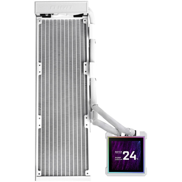 Фото - Водяная система охлаждения Lian Li HydroShift II LCD-S 360N FANLESS White (G89.GHS2LCDS36NW.00)