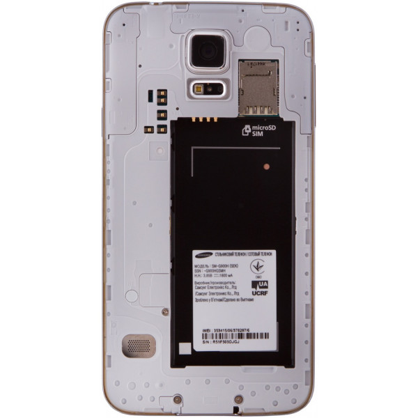 Фото - Смартфон Samsung G900H Galaxy S5 White