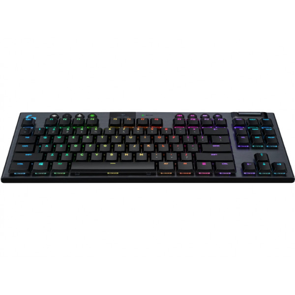 Фото - Клавіатура бездротова ігрова Logitech G915 TKL Tenkeyless LIGHTSPEED RGB Mechanical Tactile Switch Carbon UA (920-009503)