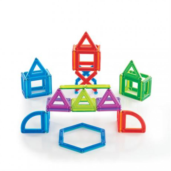 Фото - Магнітний конструктор Guidecraft PowerClix Frames, 48 деталей (G9200)