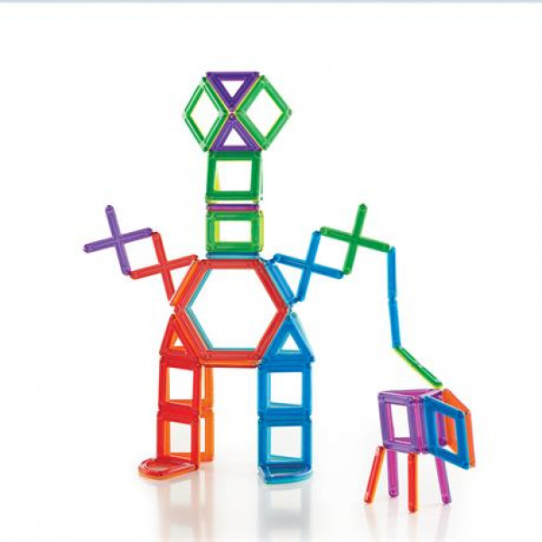 Фото - Магнітний конструктор Guidecraft PowerClix Frames, 48 деталей (G9200)