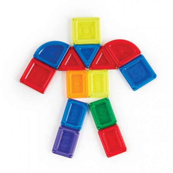 Фото - Магнітний конструктор Guidecraft PowerClix Solids, 24 деталі (G9420)