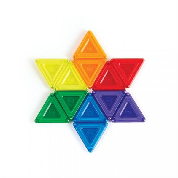 Фото - Магнітний конструктор Guidecraft PowerClix Solids, 44 деталі (G9421)