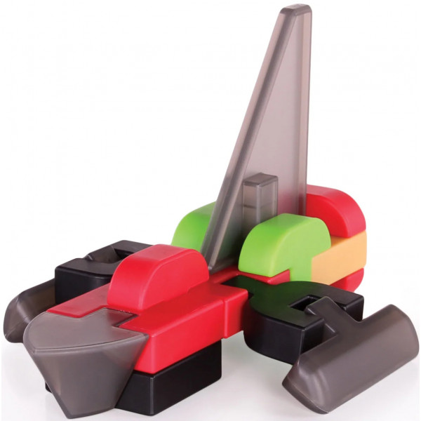 Фото - Пластиковий конструктор Guidecraft IO Blocks Літаки і кораблі з доповненою 3d реальністю, 59 деталей (G9608)