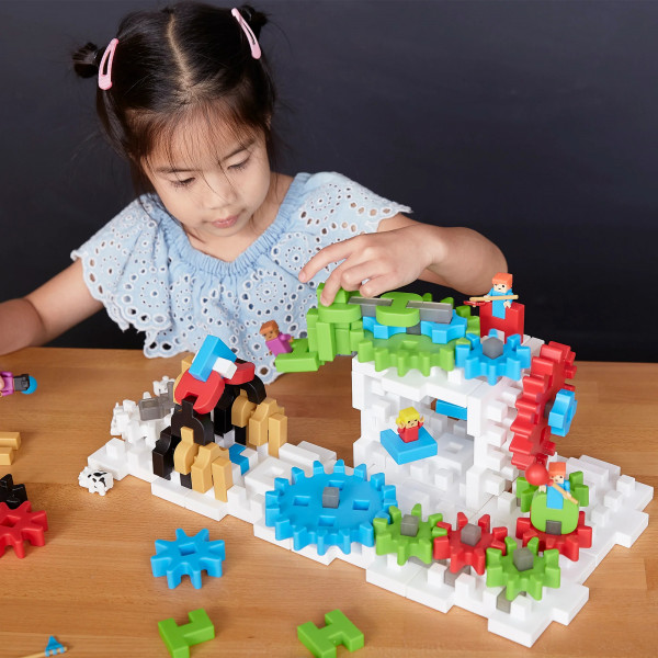 Фото - Пластиковий конструктор Guidecraft IO Blocks Tabletop System з доповненою 3d реальністю, 118 деталей (G9640)