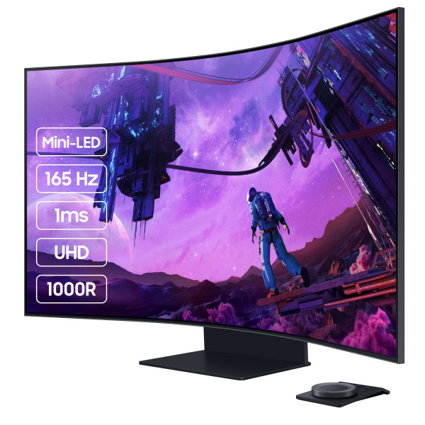 Фото - Монитор игровой Samsung Odyssey Ark (LS55BG970NIXCI)