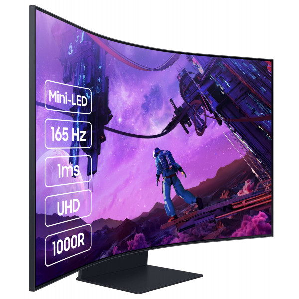 Фото - Монитор игровой Samsung Odyssey Ark (LS55BG970NIXCI)