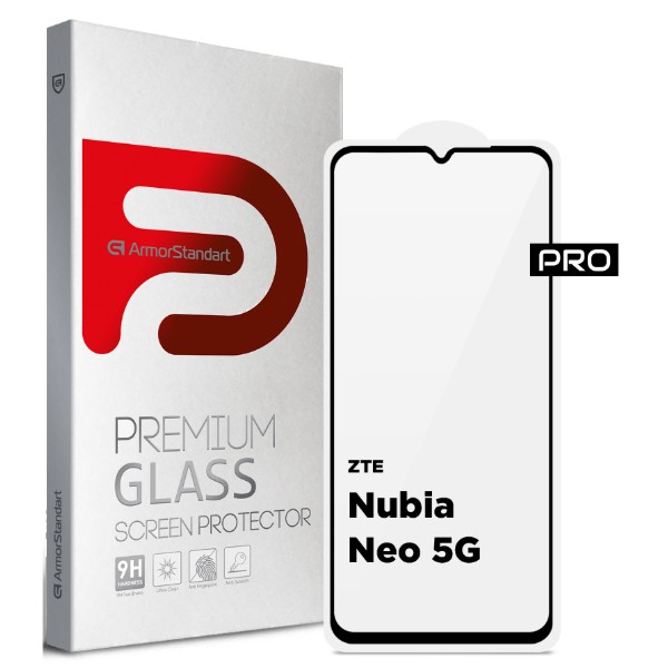 Фото - Защитное стекло для смартфона Armorstandart Pro for ZTE Nubia Neo 5G Black (ARM70678)