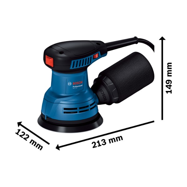 Фото - Эксцентриковая шлифовальная машина Bosch GEX 125-1 (0.601.3A8.020)