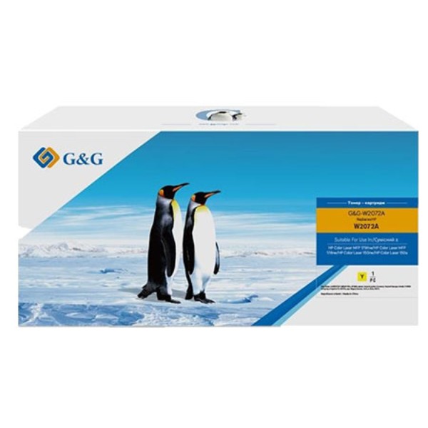 Фото - Картридж для лазерных принтеров/МФУ G&G HP 117A CL 150a/150nw/178nw/179fnw Yellow (700 стр) (G&G-W2072A)