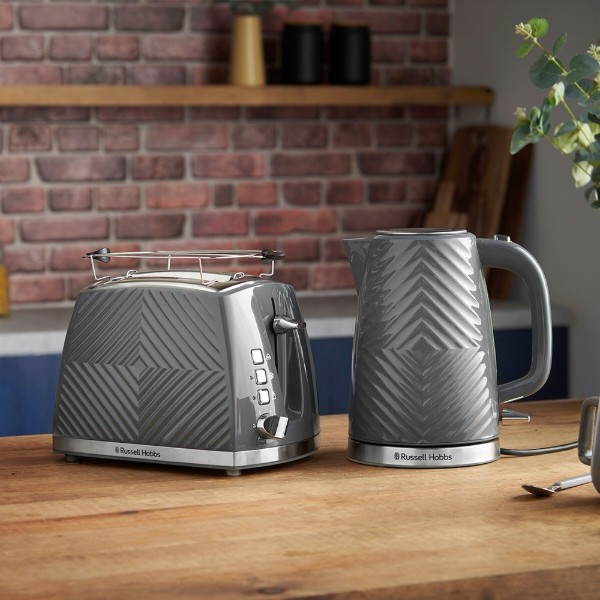 Фото - Электрический чайник Russell Hobbs 26382-70 Groove Gray