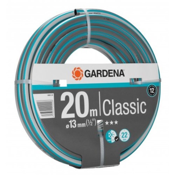 Фото - Шланг поливочный Gardena Classic 13 мм 1/2" 20 м (18003-20.000.00)