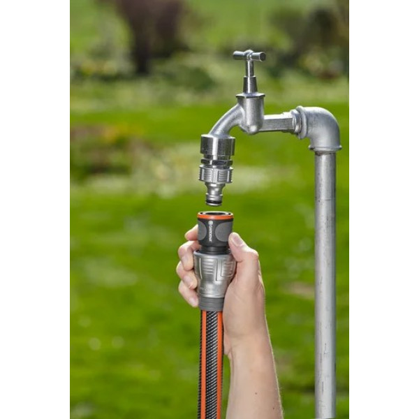 Фото - З'єднувач для шланга Gardena Premium 19 мм (18256-20.000.00)