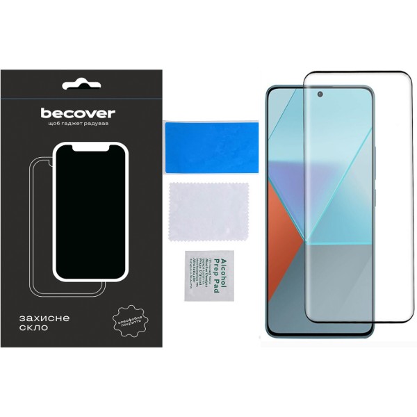 Фото - Захисне скло для смартфону BeCover Xiaomi Redmi Note 13 Pro Plus 5G Black (710655)