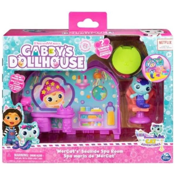 Фото - Кукольный набор GABBY'S DOLLHOUSE Морская спа-комната (SM36203/6068286)