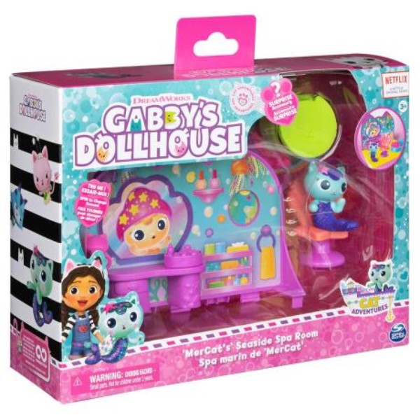 Фото - Кукольный набор GABBY'S DOLLHOUSE Морская спа-комната (SM36203/6068286)