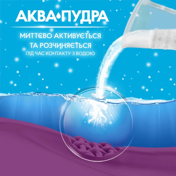 Фото - Пральний порошок Gala Аква-Пудра для кольорових речей Морська Свiж. 5,4кг