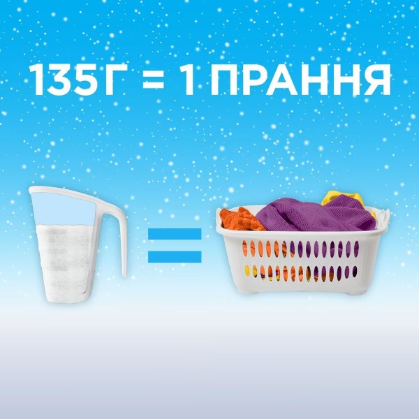 Фото - Пральний порошок Gala Аква-Пудра Французький аромат 11 циклів, 1,5кг