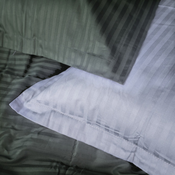 Фото - Комплект постільної білизни дитячий MirSon Satin Stripe 30-0017 + 30-0012 Galatee 110х140 (2200005246498)