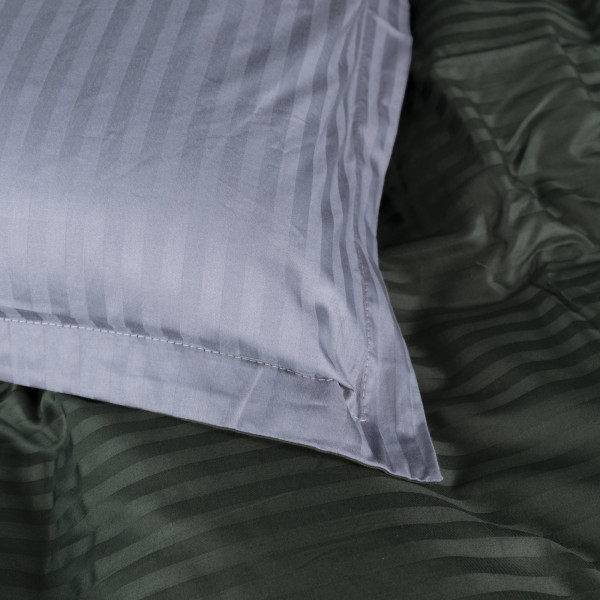 Фото - Комплект постільної білизни дитячий MirSon Satin Stripe 30-0017 + 30-0012 Galatee 110х140 (2200005246498)