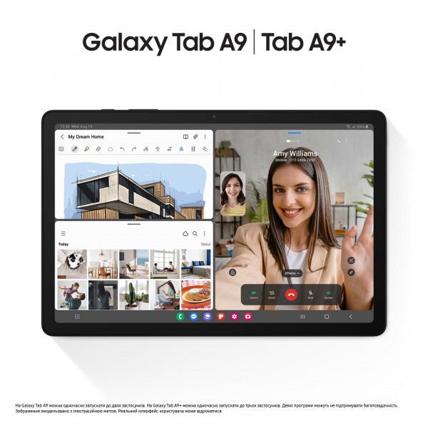 Фото - Планшет Samsung Galaxy Tab A9 4G 4/64GB Graphite (SM-X115NZAASEK)